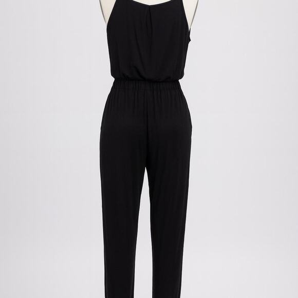 Bluivy Black Surplice Jersey Jumpsuit Small - Picture 5 of 6